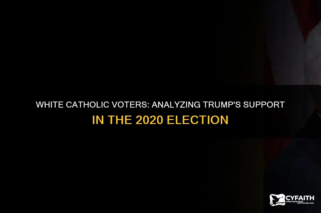what percent of white catholics voted for trump