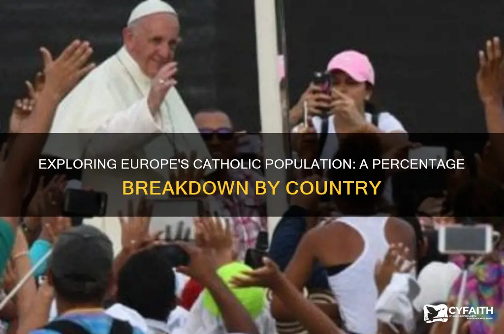 what percentage catholic is europe