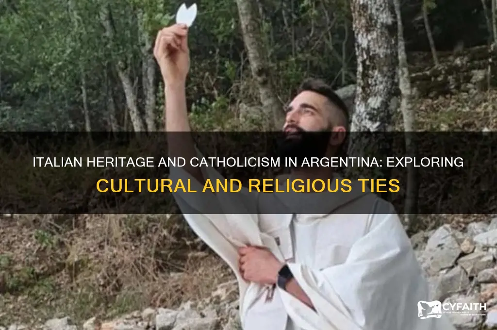 what percentage of argentinas are from italy is catholic