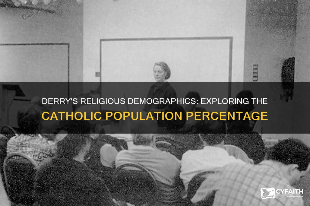 what percentage of derry is catholic