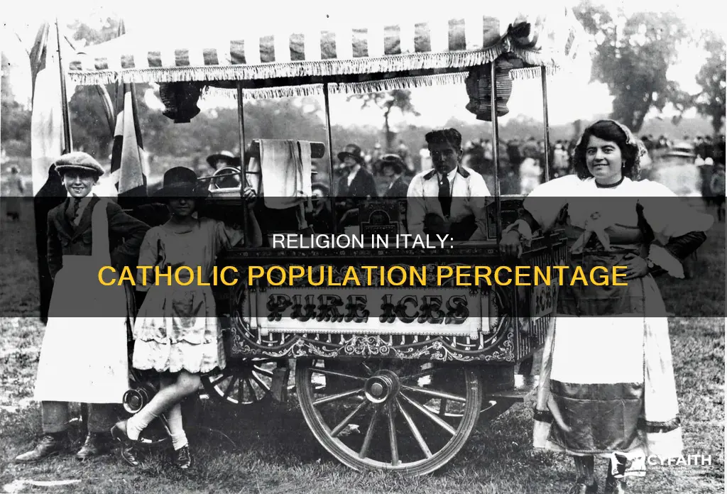 what percentage of italians are catholic