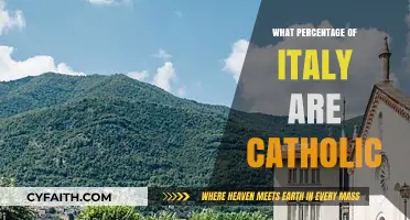 Exploring Italy's Catholic Population: A Percentage Breakdown