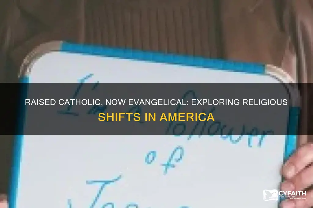 what percentage of people in evangelicals were raised catholic