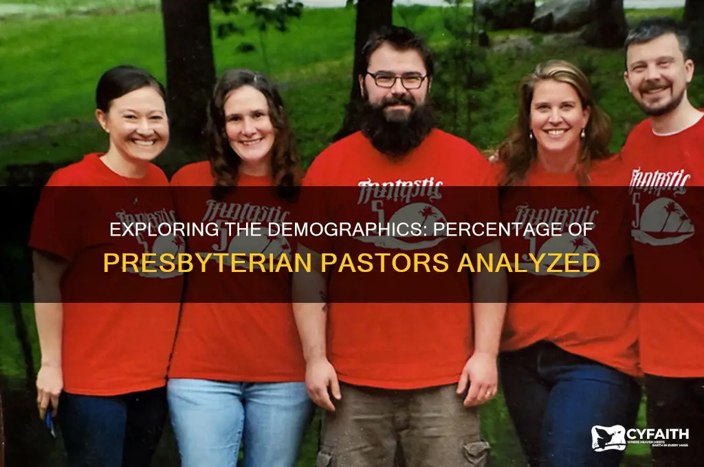 what percentage of presbyterian pastorsa