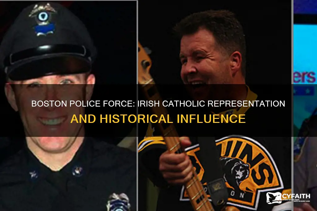 what percentage of the boston police force is irish catholic