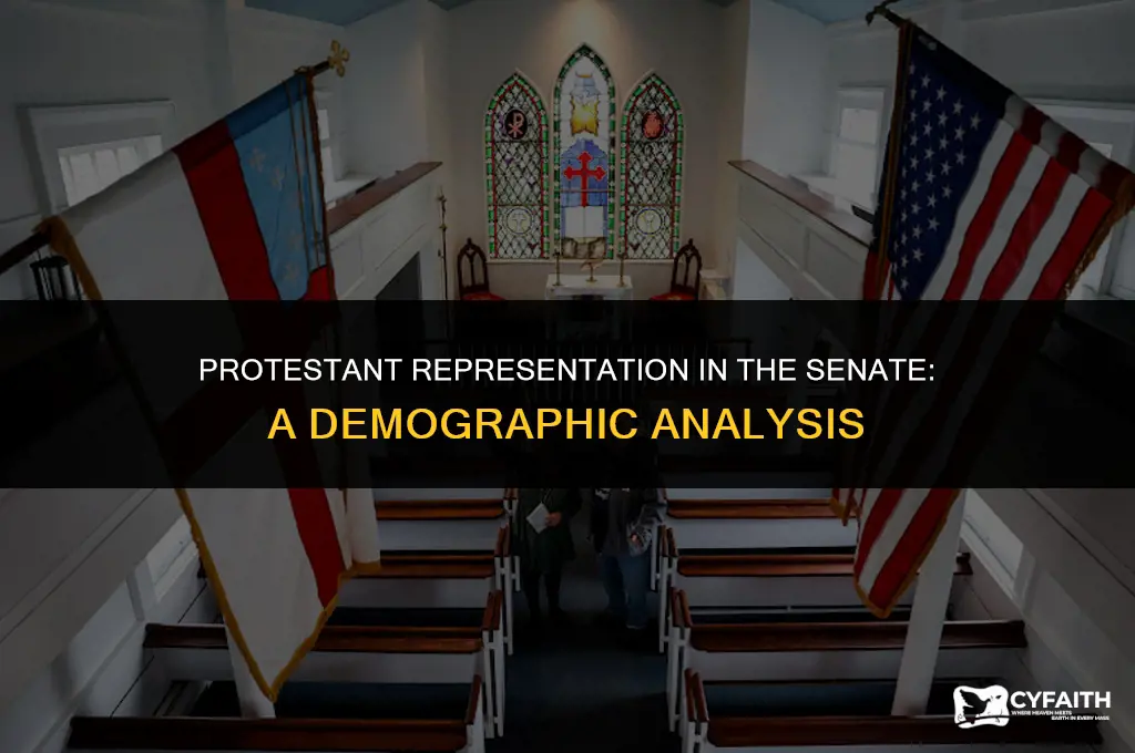 what percentage of the sentate is protestant
