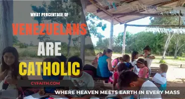 Exploring Venezuela's Religious Landscape: How Many Venezuelans Identify as Catholic?