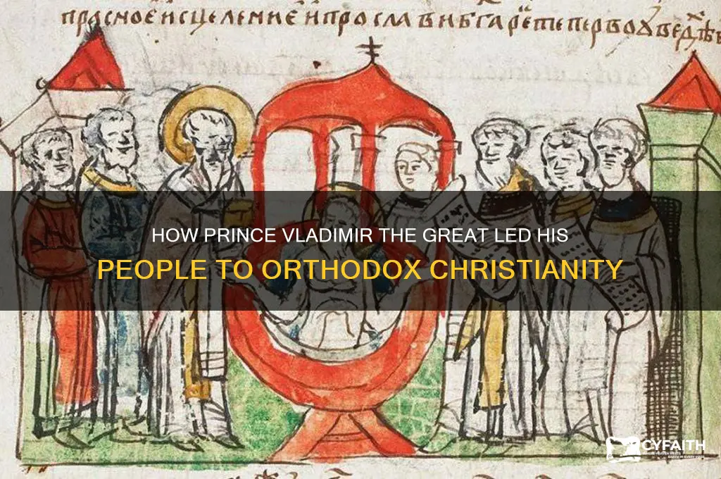 what person converted his people to orthodox christianity