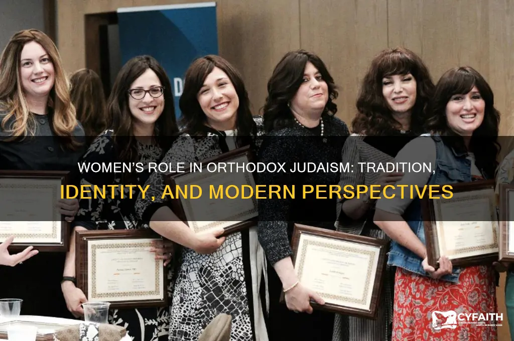 what place do women have in orthodox jewery
