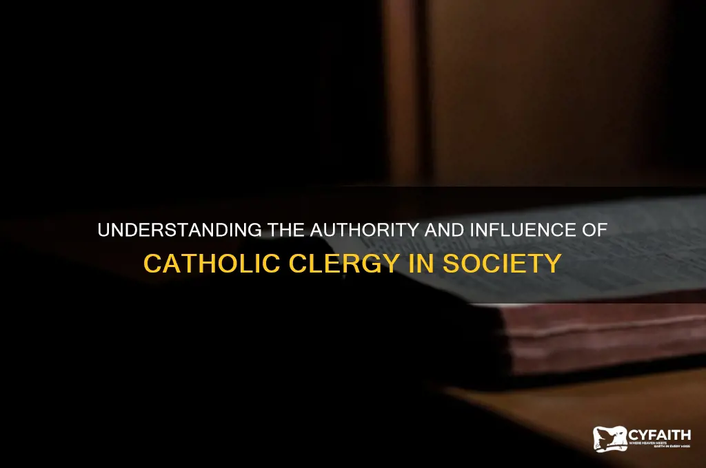 what power do catholic clergy have
