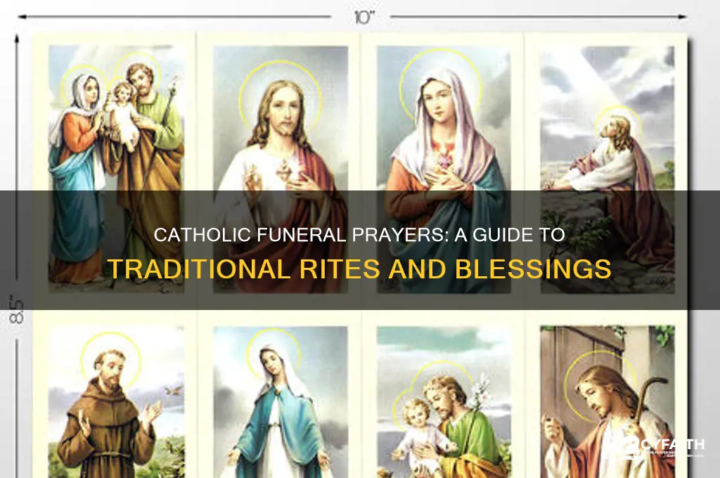 what prayers are said at a catholic funeral