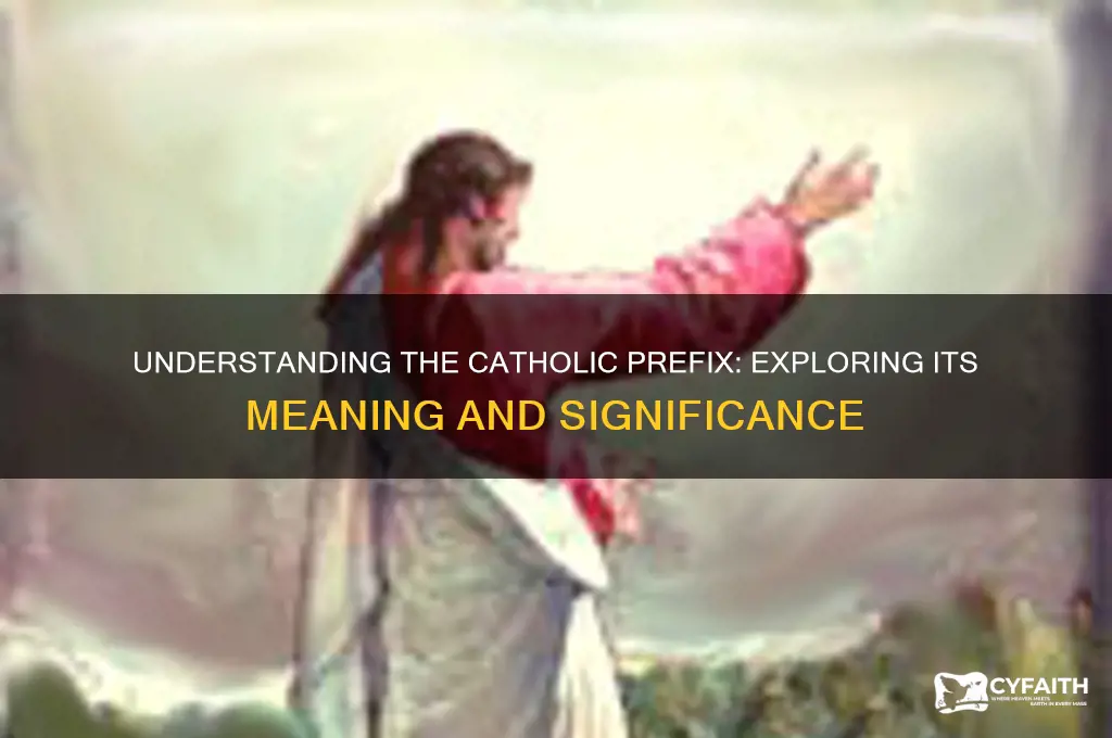 what prefix is in catholic
