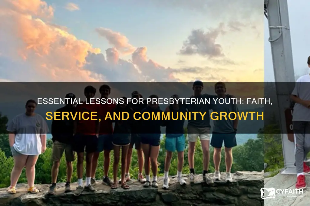 what presbyterian youth should learn