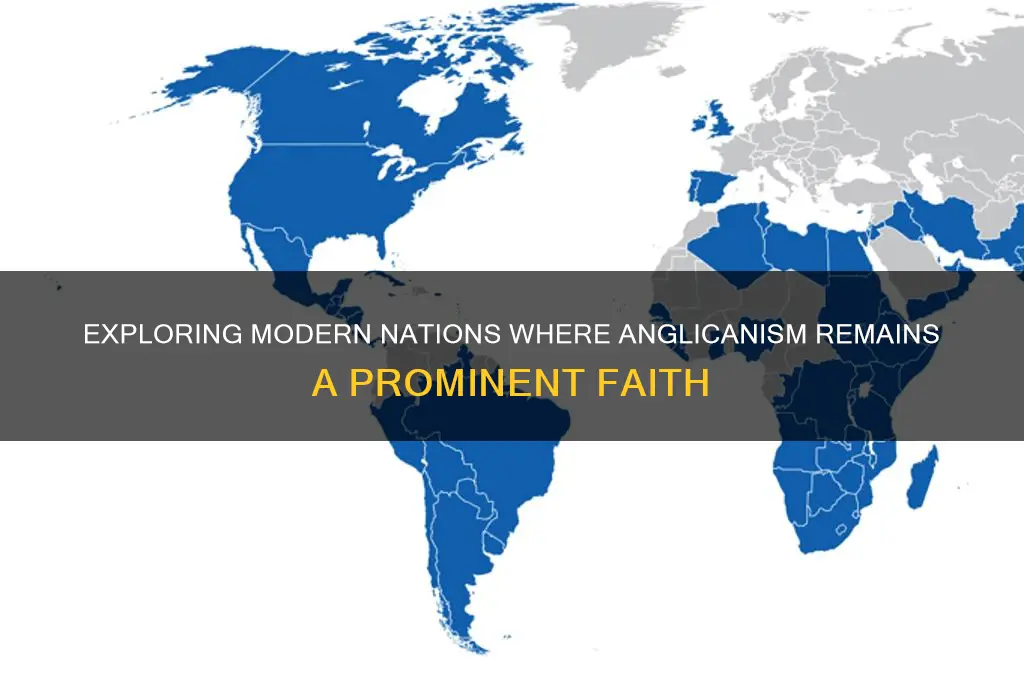 what present day countries are anglican