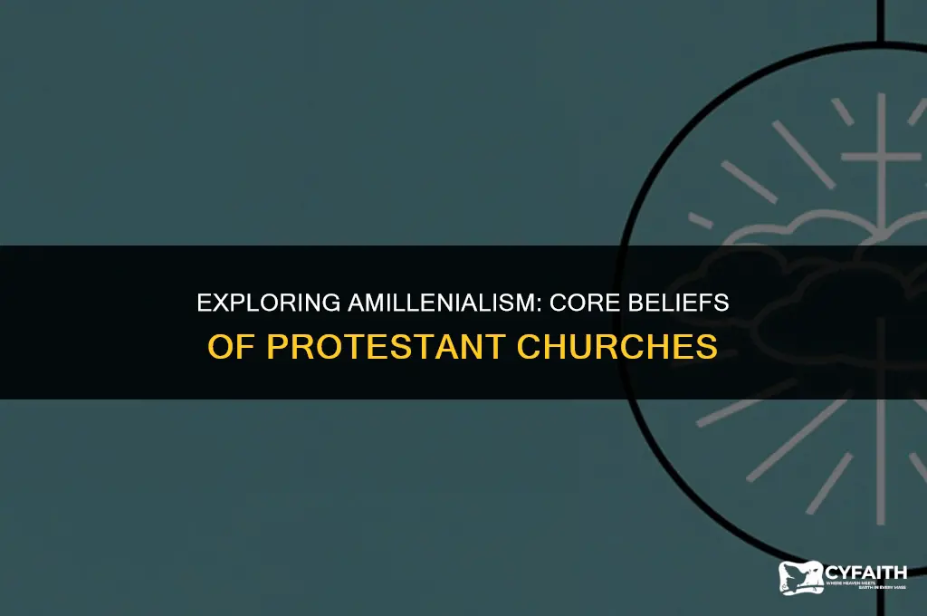what protestant churches believe in amillenialism