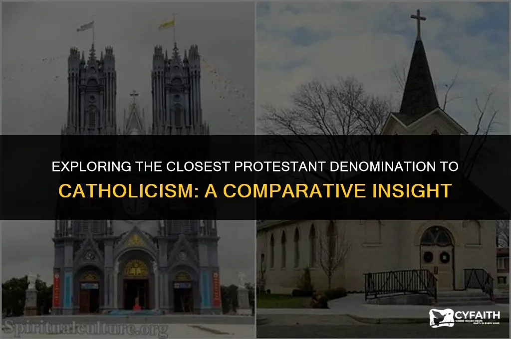 what protestant denomination is most similar to catholic