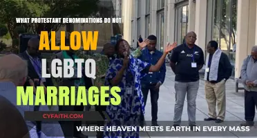 Exploring Protestant Denominations and Their Stance on LGBTQ+ Marriages