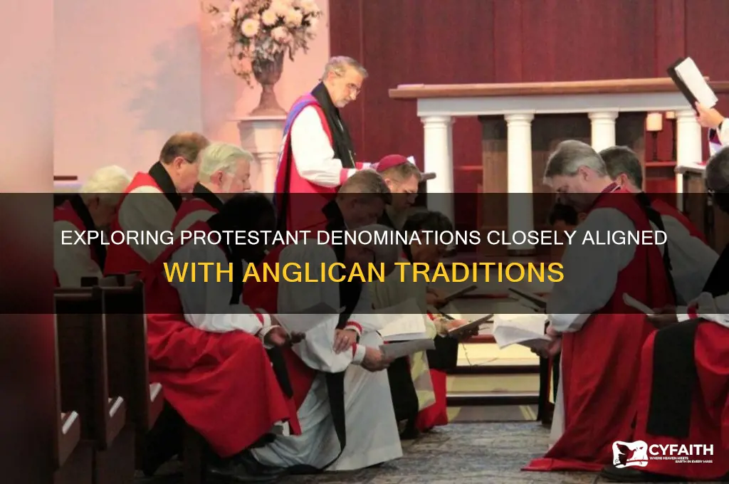 what protestant faith is most like the anglican church
