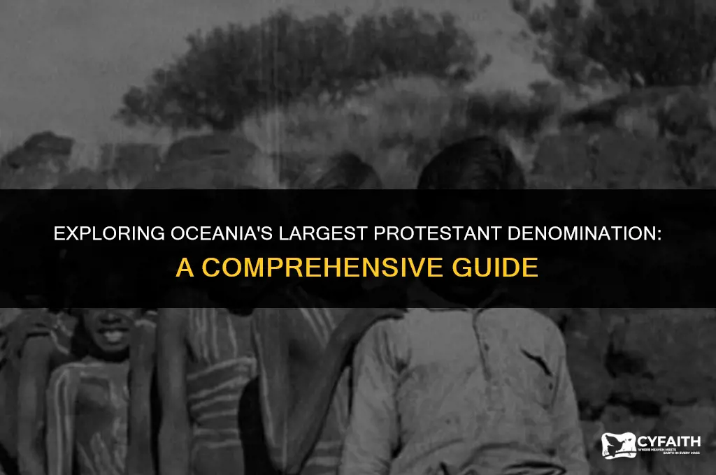 what protestant group is the largest in oceania