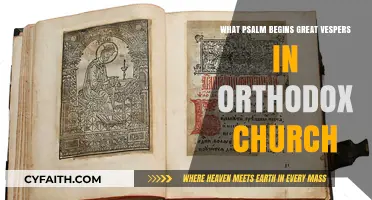 Psalm 103: The Majestic Opening of Orthodox Great Vespers