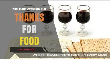 Catholic Grace Before Meals: Psalm for Thanksgiving and Food Blessings