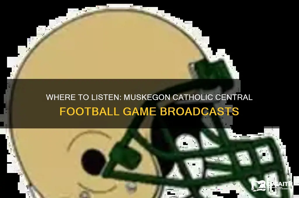 what radio station broadcasts muskegon catholic central football games