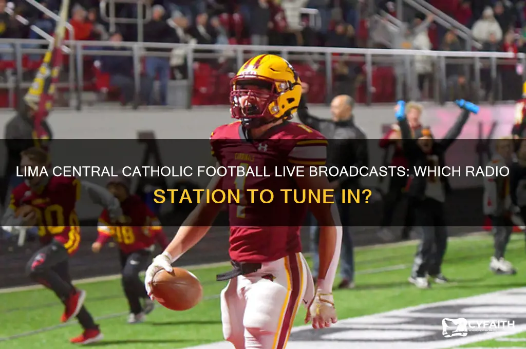 what radio station has the lima central catholic football