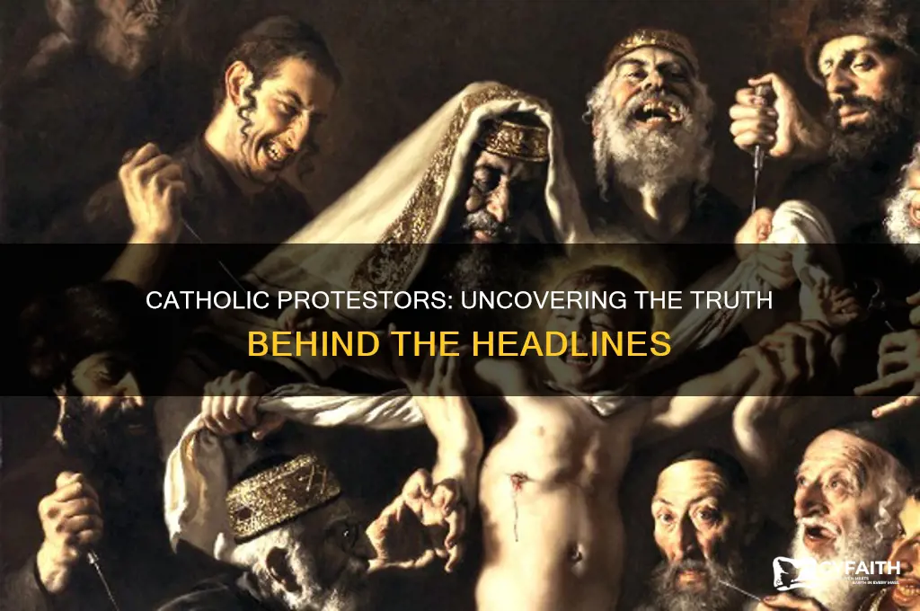 what realy happened with catholic protestors
