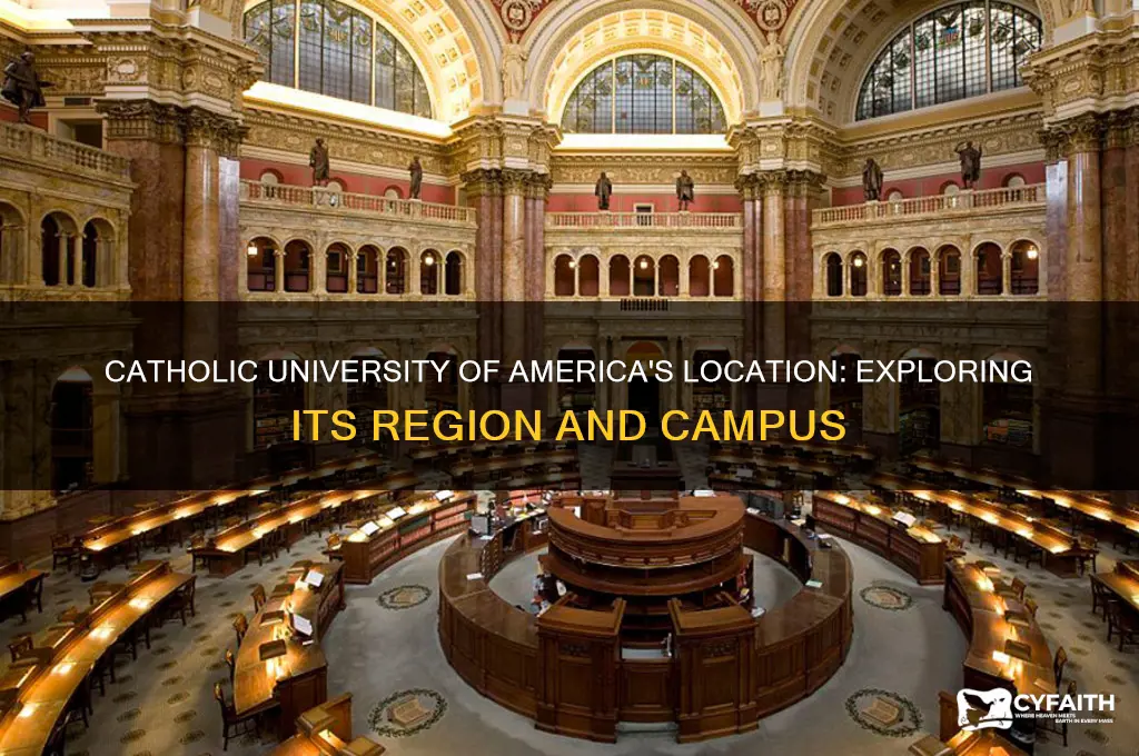 what reion is catholic university of america in