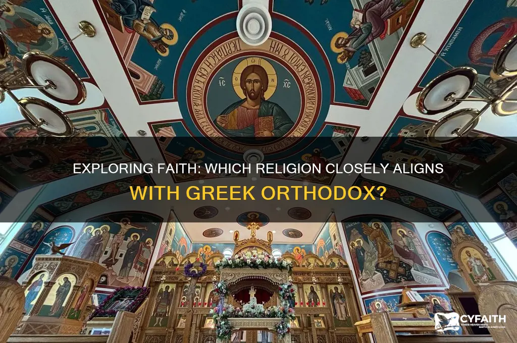 what religion is closest to greek orthodox