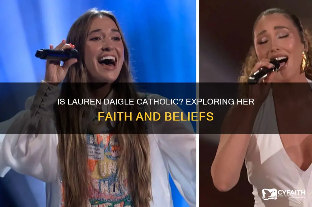 what religion is lauren daigle religion catholic