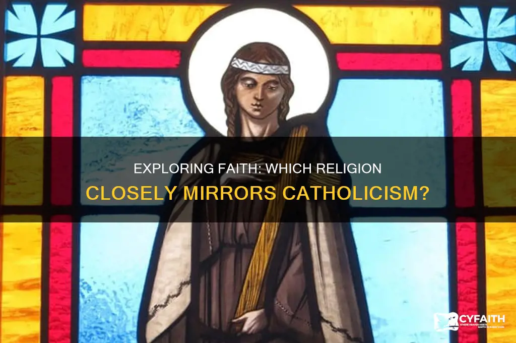 what religion is the closest to the catholic religion