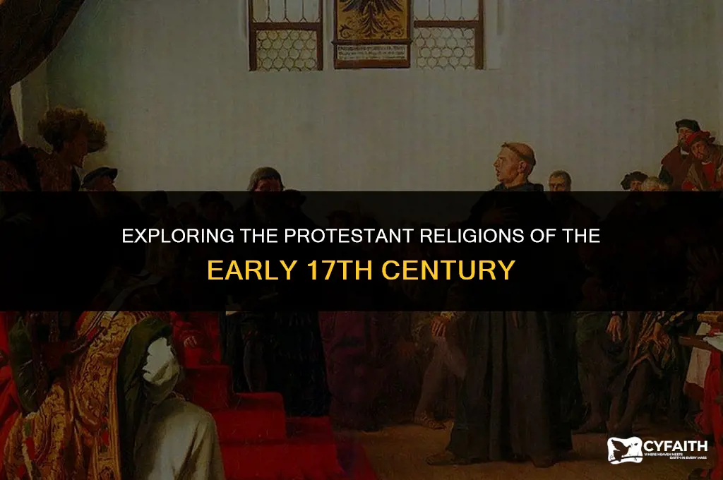 what religions are protestant in 1600