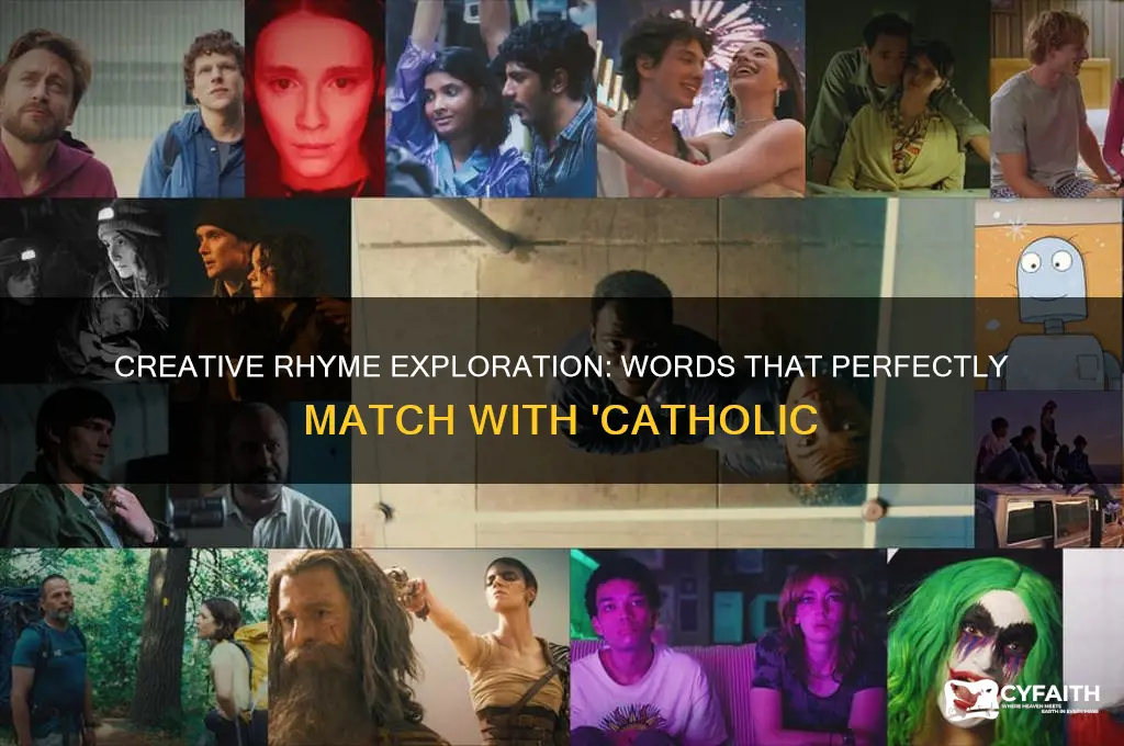 what rhymes with catholic