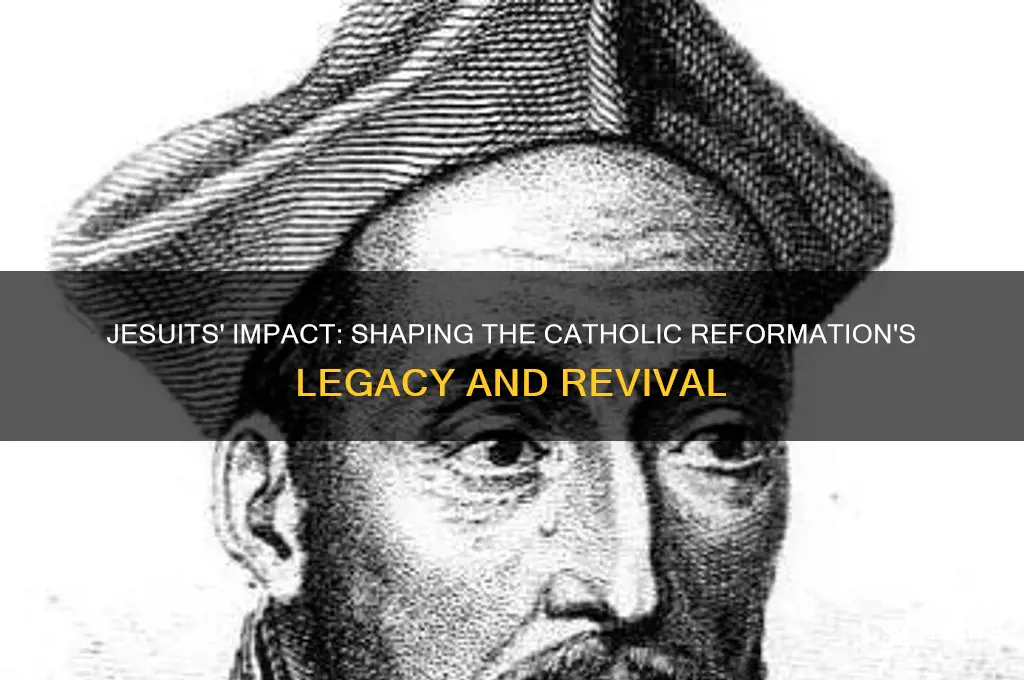 what role did the jesuits play in the catholic reformation