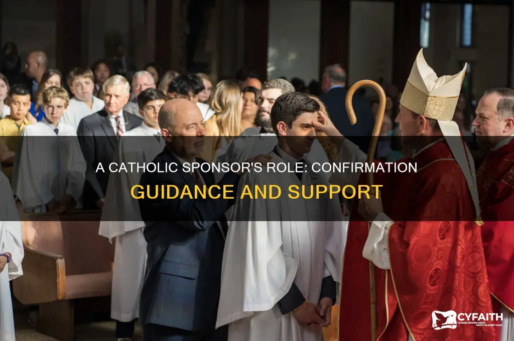 what role does a catholic sponsor for confirmation