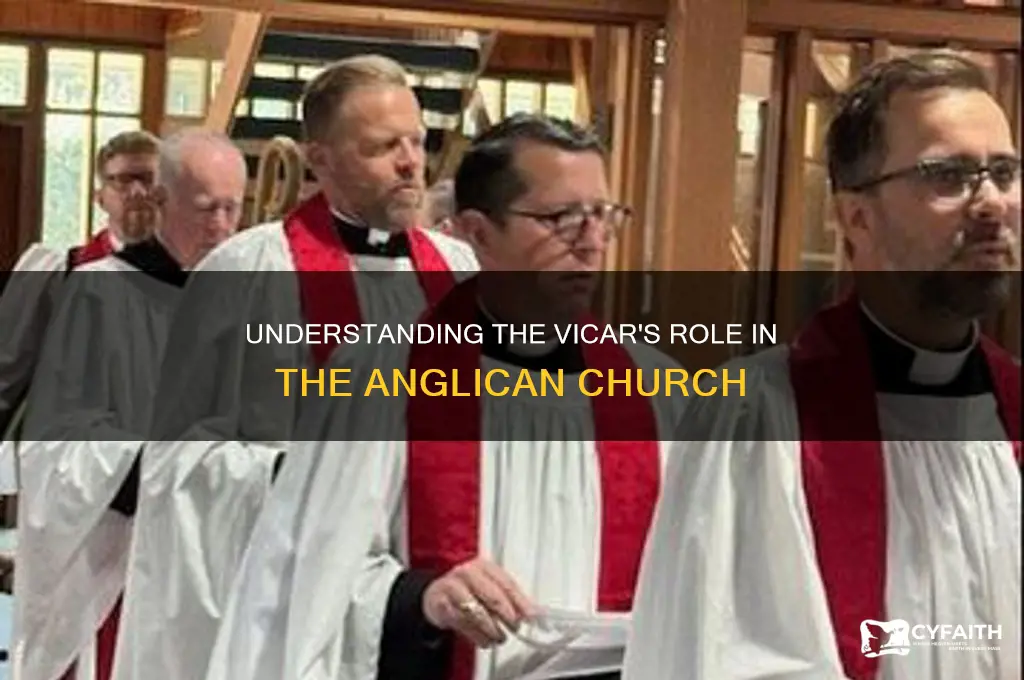 what role does a vicar in the anglican church mean