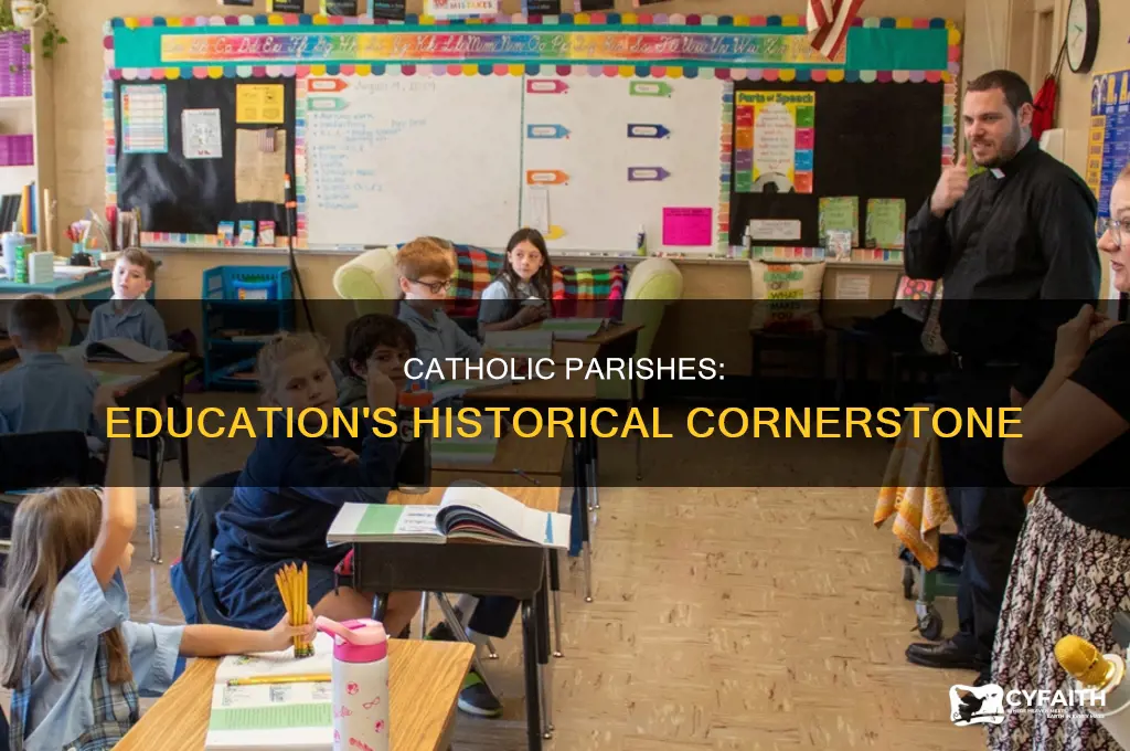 what role have catholic parishes played in education