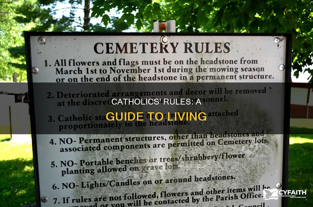 what rules do catholics have to follow