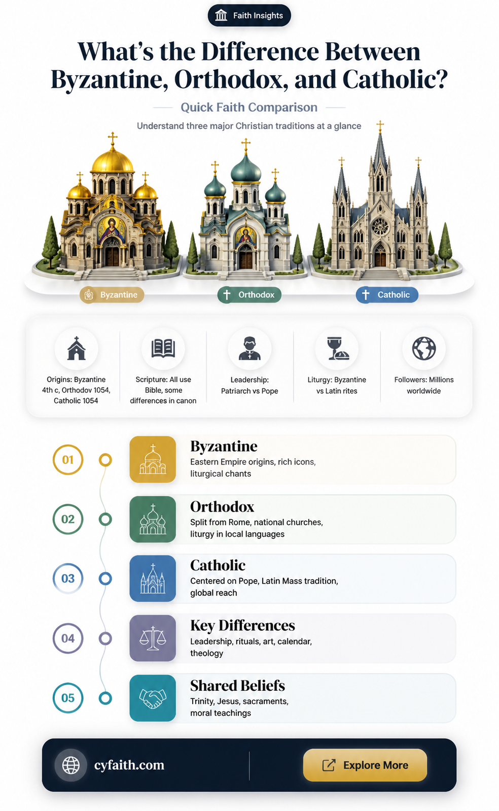 are byzantine and orthodox christians considered catholic