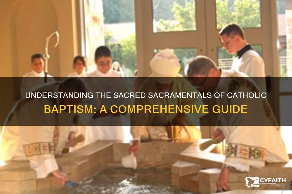 what sacramentals of catholic baptism