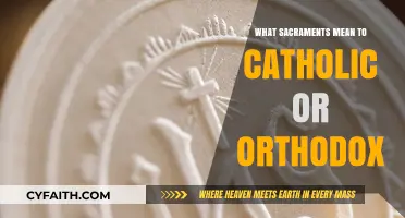 Sacraments: Sacred Signs of Grace in Catholic and Orthodox Traditions