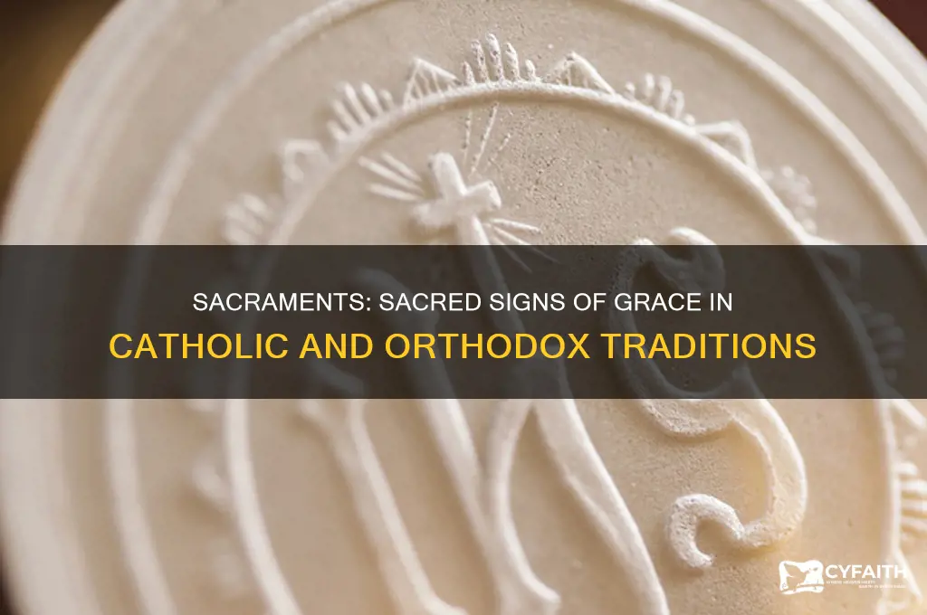 what sacraments mean to catholic or orthodox