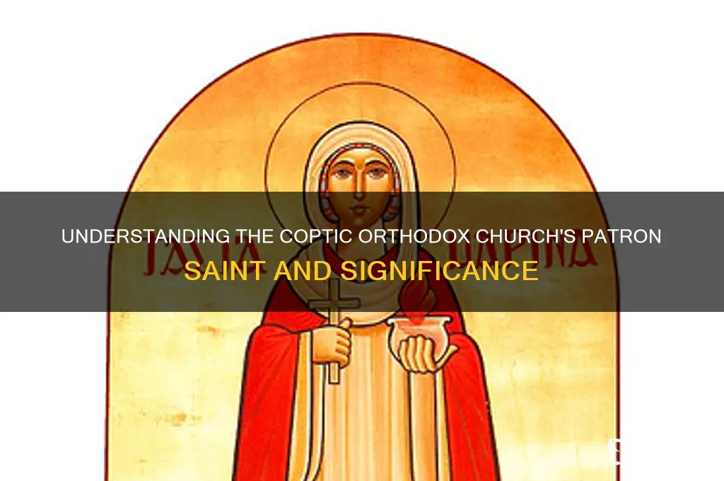 what saint is the coptic orthodox