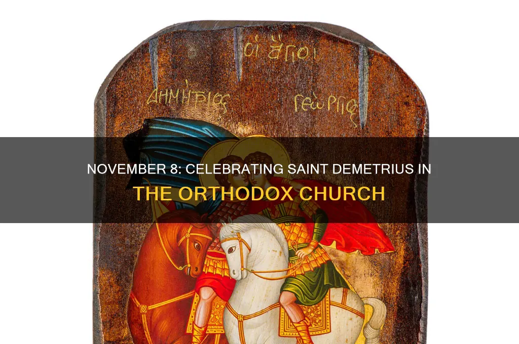 what saints day falls on november 8 in orthodox church