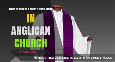 When to Wear a Purple Stole in Anglican Church Seasons