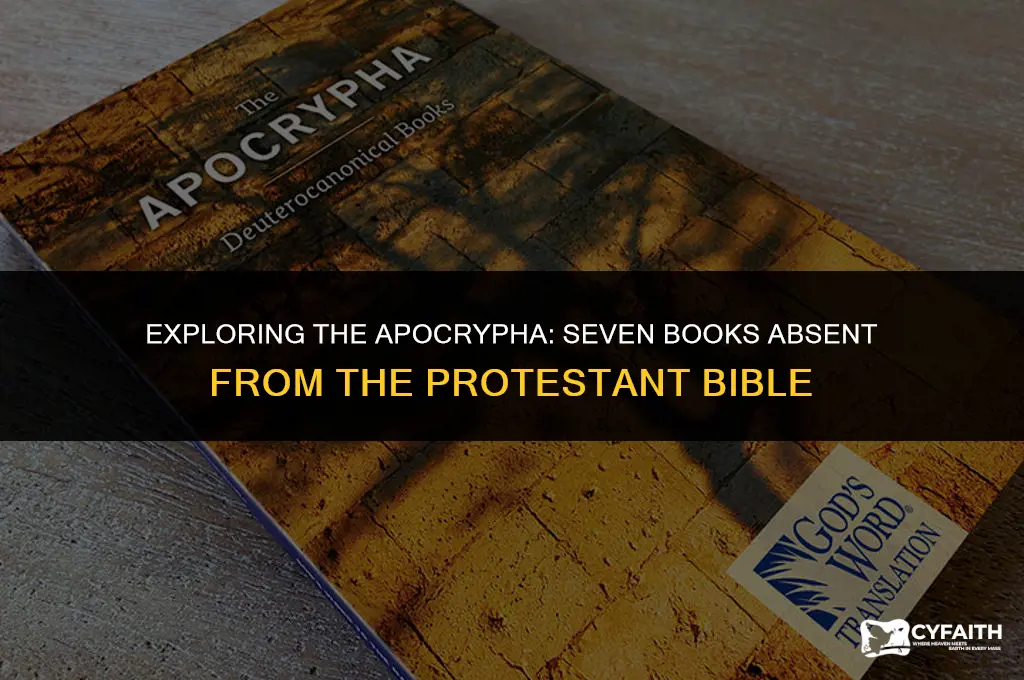 what seven books are not in the protestant bible