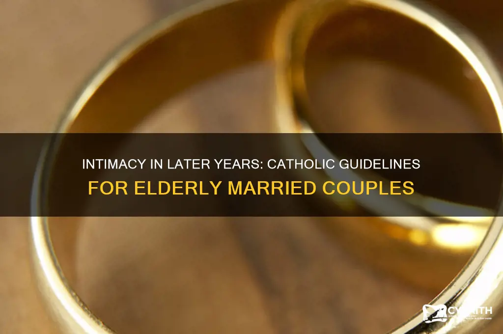 what sex acts are permissable for elderly catholic married couples
