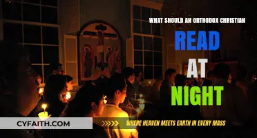 Evening Devotions: Essential Orthodox Christian Readings for Nighttime Reflection