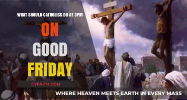 Honoring the Holy Hour: Catholic Devotions at 3 PM on Good Friday